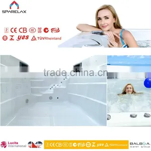 on Sale Large Outdoor Portable Spa Swimming Pool Endless Swim Pool With 101 Jets Massage Bathtubs thumbnail-4
