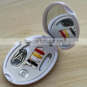 2016 New Promotion Gift Product Hotel Sewing Kit With Comb Make up Mirror Needlework thumbnail-2