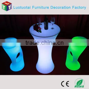 Elegant Led Round Cocktail/coffee Table /bar Furniture thumbnail-5