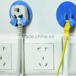 Home Socket Wall Outlet Head Plug Hook Sucker Holder thumbnail-1