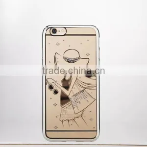 Wholesale Diamond Electroplate TPU Mobile Phone Case For IPhone 6 6Plus thumbnail-4