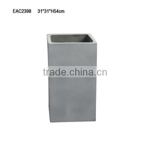 Wholesale Rectangular Molds Lightweight Large Fiberglass Planter thumbnail-3