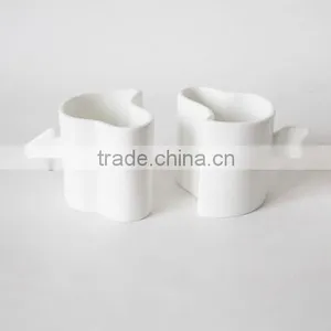 Heart Shape Ceramic Couple Cup thumbnail-2
