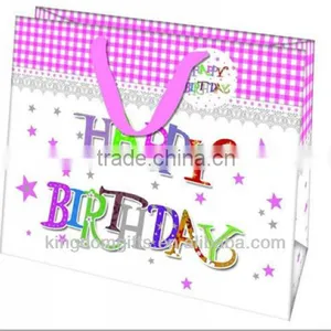 Colorful Birthday Gift Art Paper Shopping Bags thumbnail-1