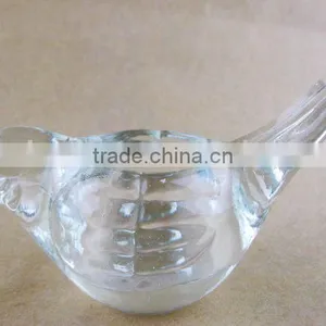 Bird Shaped Glass Candle Holder / Glassware thumbnail-1