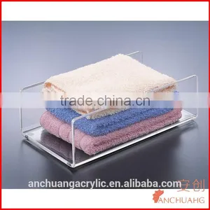 Transparent Acrylic Home/bathroom Towel Tray thumbnail-2