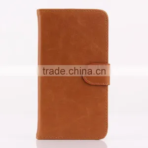 High Quality Crazy-horse PU Card Bumper/pocket Cell Phone Case for HTC thumbnail-3
