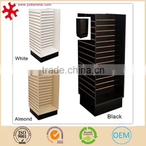 Customized Melamine MDF Slatwall Panel Display Stand Gondola thumbnail-2