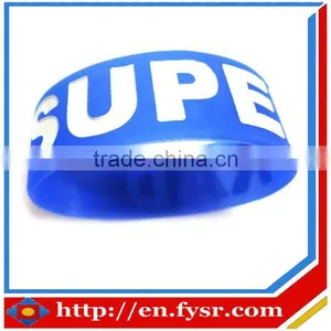 Debossed Charity Wristband/ (Party Wristbands | Cheap Silicone Wristbands ) thumbnail-1