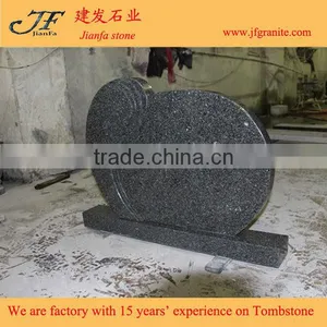 Chinese Green Granite Headstones Simple Design thumbnail-1