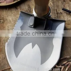 Durable Folding Multi-use Sapper Shovel With Hammer Knife Flashlight Fire Starter thumbnail-2