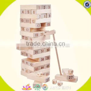 Wholesale Best Selling 51 Pcs Building Bricks Toy Wooden Educational Play Building Bricks Toy Bring Fun W13D150 thumbnail-4