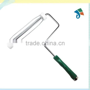 US Cage Style Chrome Plated 9'' Inch Paint Roller With Green Handle,3/8 Pile Height, Polyester Material Medium Quality Sleeve thumbnail-2
