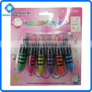 Promotional Mutli And Mini Colored Highlighter Marker Pen thumbnail-1