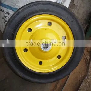 13x3 Powder Rubber Wheel Heavy Duty Solid Rubber Wheels thumbnail-5
