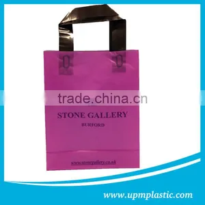 Disposable Degradable Soft Loop Handle Plastic Shopping Bag thumbnail-4