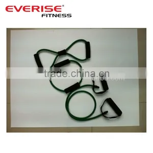 Natural Latex Resistance Band Set&Resistance Tube With Foam Handle thumbnail-1