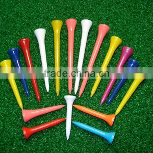 Golf Wooden Tee Plastic Tee Custom Logo on Colorfu on Golf Tee thumbnail-1