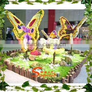 2015 Chinese Hottest Artificial Landscape Grass Topiary Animal Glass Animal for Garden Decoration thumbnail-1