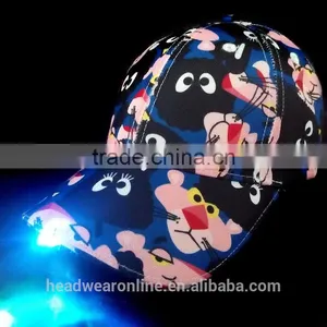 Custom 100% Canvas Printing Led Lights Baseball Caps and Hat thumbnail-1