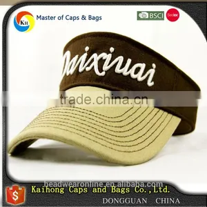 Custom Fashion Sun Visors With 3D Embroidery thumbnail-4