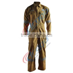 Wholesale Cotton Teflon Fire Resistant Coverall for Ppe Workwear thumbnail-1