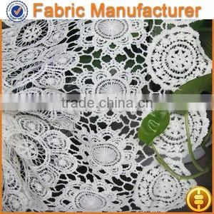 New Fashion 100% Polyester Double Organza Lace Women White Lace High Heel Shoes thumbnail-1