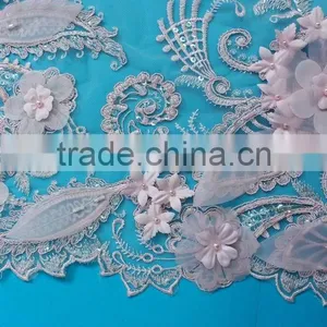Chinese Wholesale 3d African Lace Dress Fabric thumbnail-6