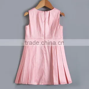 2017 Latest Wholesale Baby Clothes Hot Sale Cheap Clothing Children's Boutique Sleeveless Pink Summer Angel Dress for Baby Girl thumbnail-2