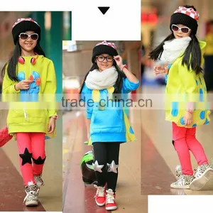 High Quality Kids Autumn Hooded Fleeces Guard Coat For Girls thumbnail-1