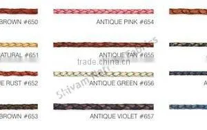 Antique Color Bolo Leather Cord thumbnail-1