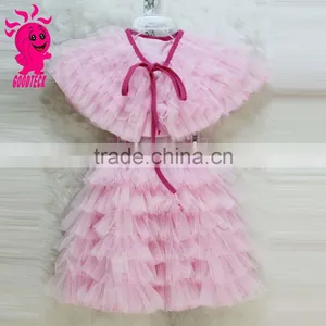 Kids Fashion Priness Girls Party Dress Design Girls Chiffon Dresses thumbnail-2