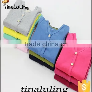Woolen Sweater Designs for Children Wholesale Kids Cardigans With Pocket thumbnail-3