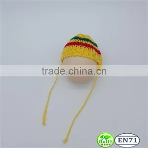 Doll Wearing Cute Knitted Cap and Knitted Scarf Decoration Toy Knitted Hat and Knitted Scarf thumbnail-5
