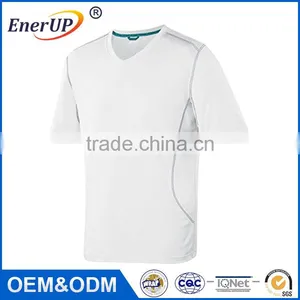 Wholesale Blank Slim Fit 100% Polyester Man Sport t Shirt thumbnail-2