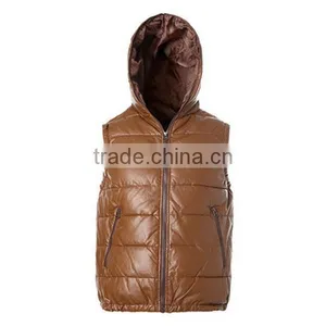 2015 High Quality Black Men's Vest With Hood thumbnail-5