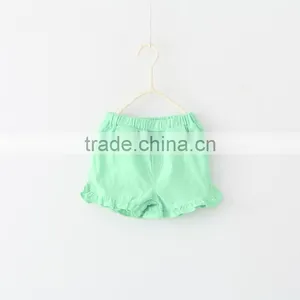 Hot Shorts Girls Ruffle Leggings Baby Girls Summer Pants, Solid Color Children Flounced Shorts thumbnail-5