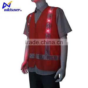 LED Light High Visibility Safety Vest thumbnail-1