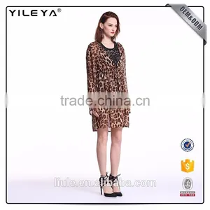 Sex Leopard Print Robe,latest Ladies Sexy Gown Designs, Women Night Robe thumbnail-3
