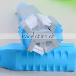R1956H New Fashion 3 Heads Dog Tooth Brush thumbnail-1