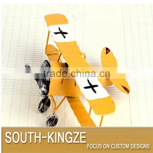 Vintage Decoration Iron Metal Airplane Display Model thumbnail-3