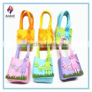 Wholesale DIY Easter Bunny Handmade Felt Bag thumbnail-1