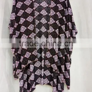 Hot Sale Fashion Printed Open Kimono for Women Viscose Cotton Soft Blouses thumbnail-3