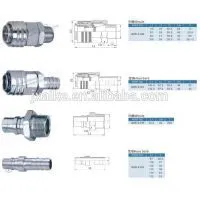 QKD-Z Carbon Steel Single Shut-off Pneumatic Quick Connect Coupler thumbnail-2