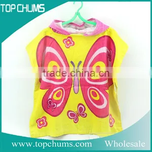 Wholesale Animal 100% Cotton Organic Bamboo Terry Embroidery Baby Bath Towel With Hood thumbnail-3