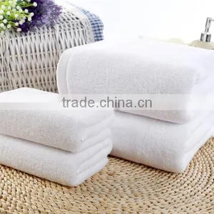 100% Combed Cotton White Face Towel for Hotel and Spa thumbnail-1