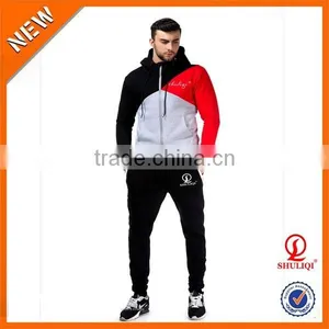 Men Tracksuits Sets Caual Sport Hoodie Fleece Jogging Sweatshirts Training Clothing thumbnail-4