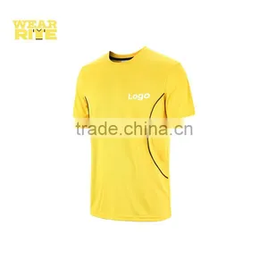 Logo Printing 100% Dry Fit Polyester Moisture Wicking T Shirt thumbnail-1