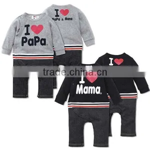 New Design Long Sleeve Terry Baby Romper thumbnail-1