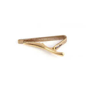 Chinese Wholesale Tie Clip Supplier Brass Tie Clip 5.0mm*40mm Length Short Tie Pins thumbnail-3